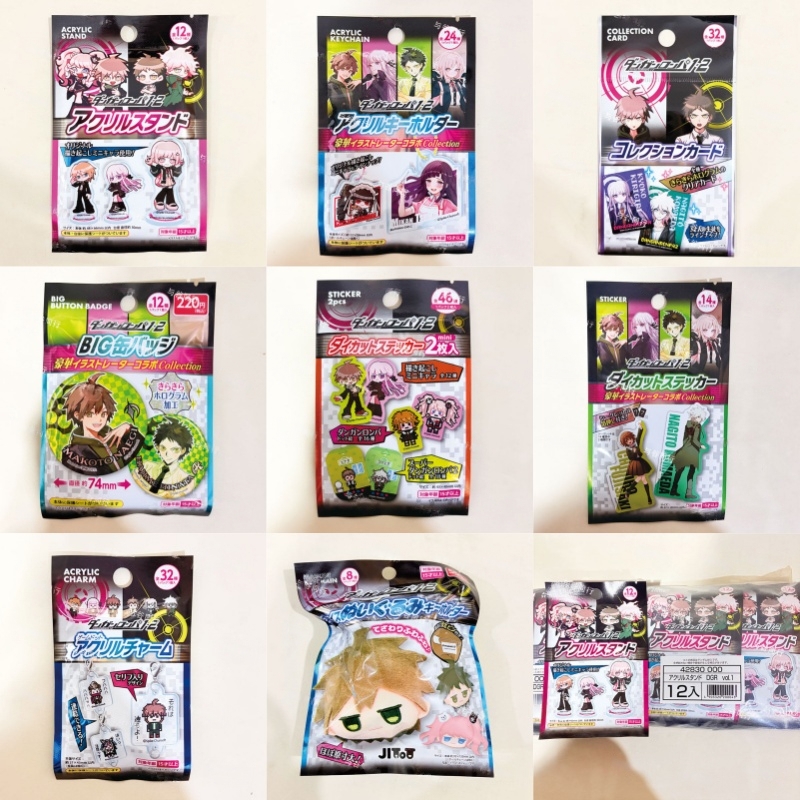 Button Badge Blank - สไปค์ ชุนซอฟท์ ดันกันรอนปา 1 2 แท่นอะคริลิก