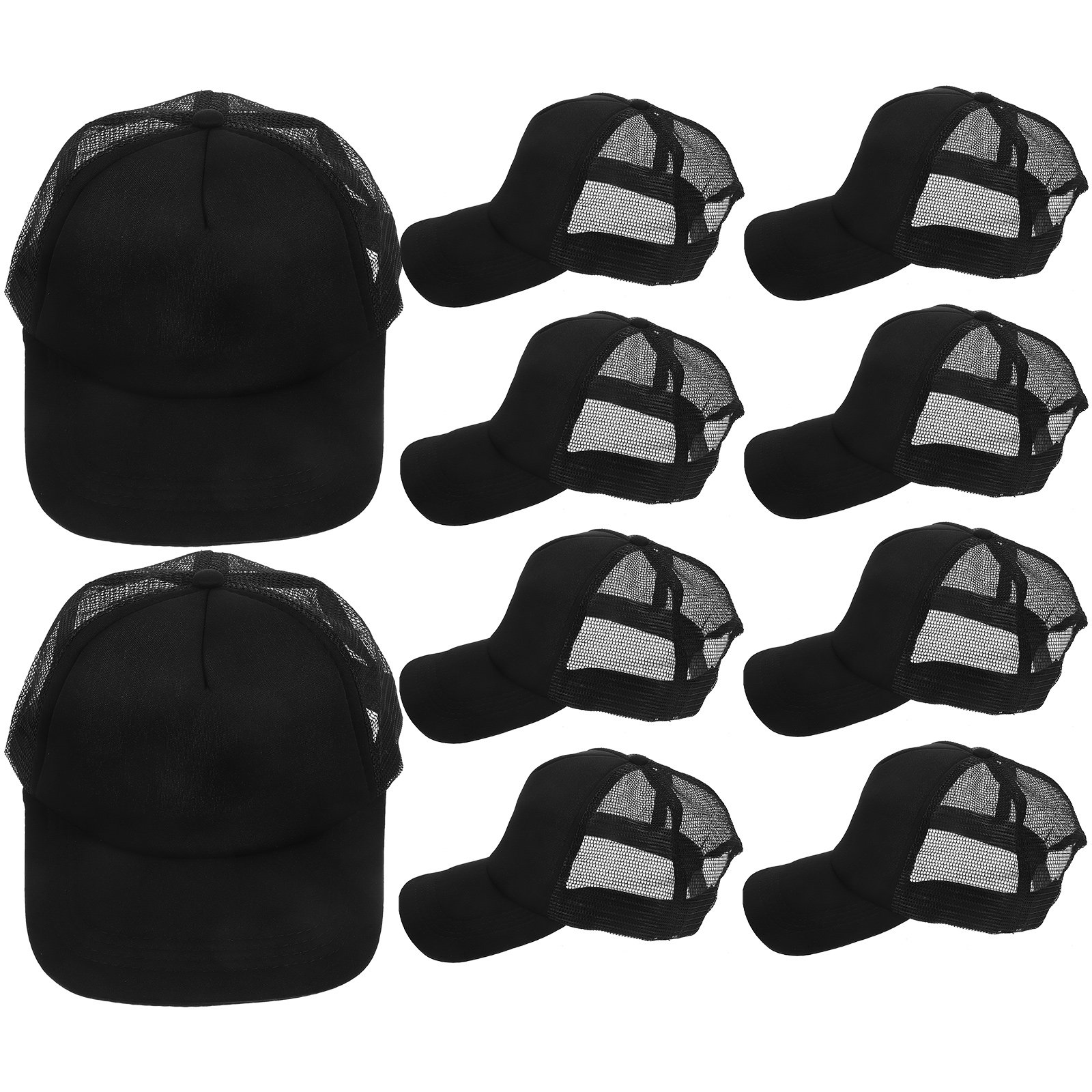 Hat Sublimation Blank - หมวกเบสบอลตาข่ายเปล่า 10 ชิ้น สำหรับงาน DIY พิมพ์ลาย
