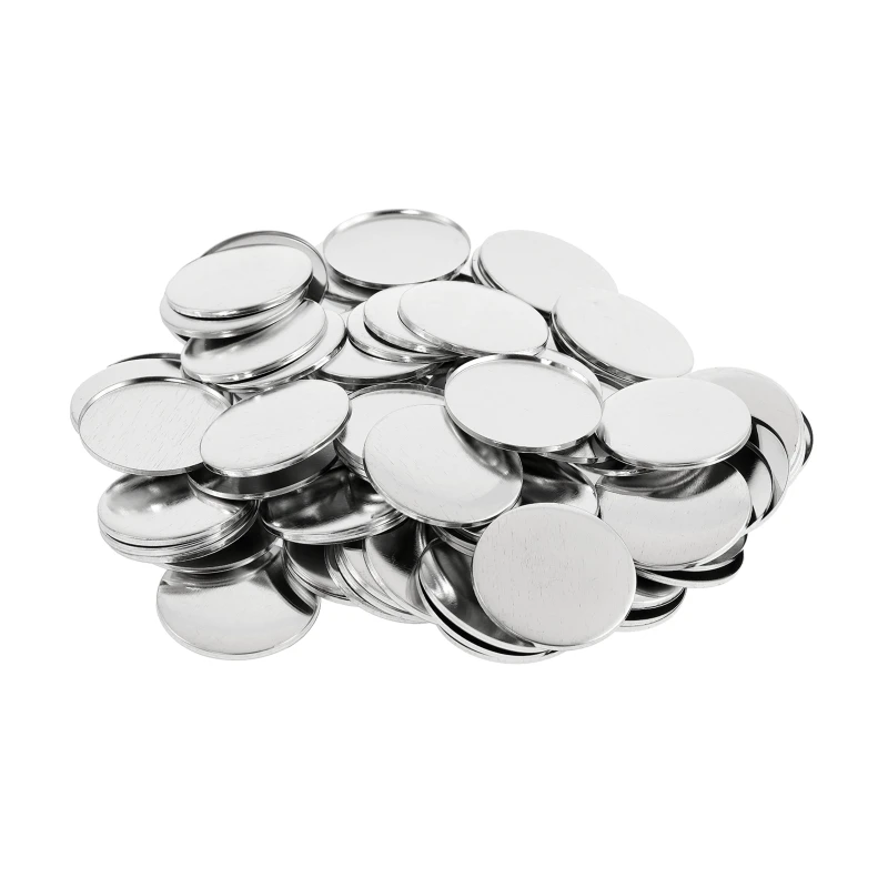 100PCS พลาสติกเปล่า/ปุ่มโลหะอุ - Button Badge Blank บทวิจารณ์และราคา