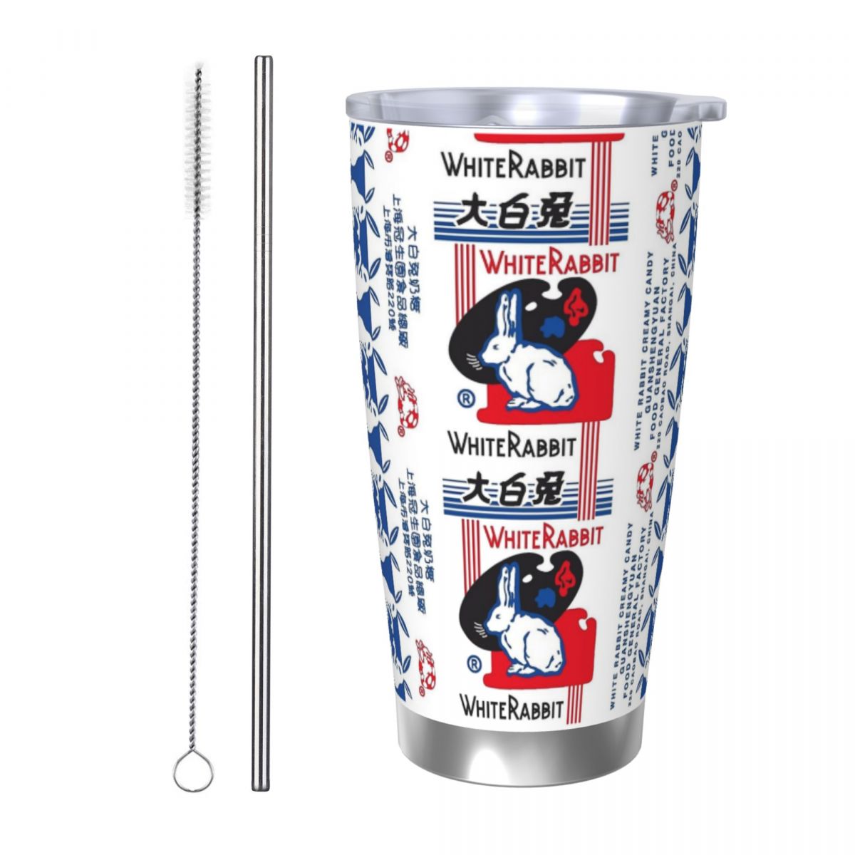 สีขาวกระต่าย Candy แก้วสแตนเลส - Tumbler 20Oz White บทวิจารณ์และราคา