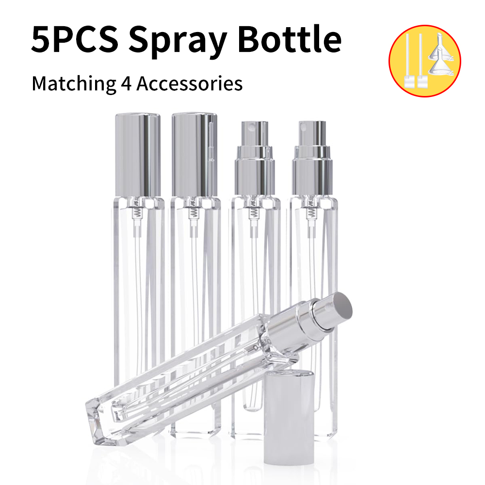 ขวดสเปรย์น้ำหอมแบบพกพา 5 ชิ้น  - Water Bottle Blank บทวิจารณ์และราคา