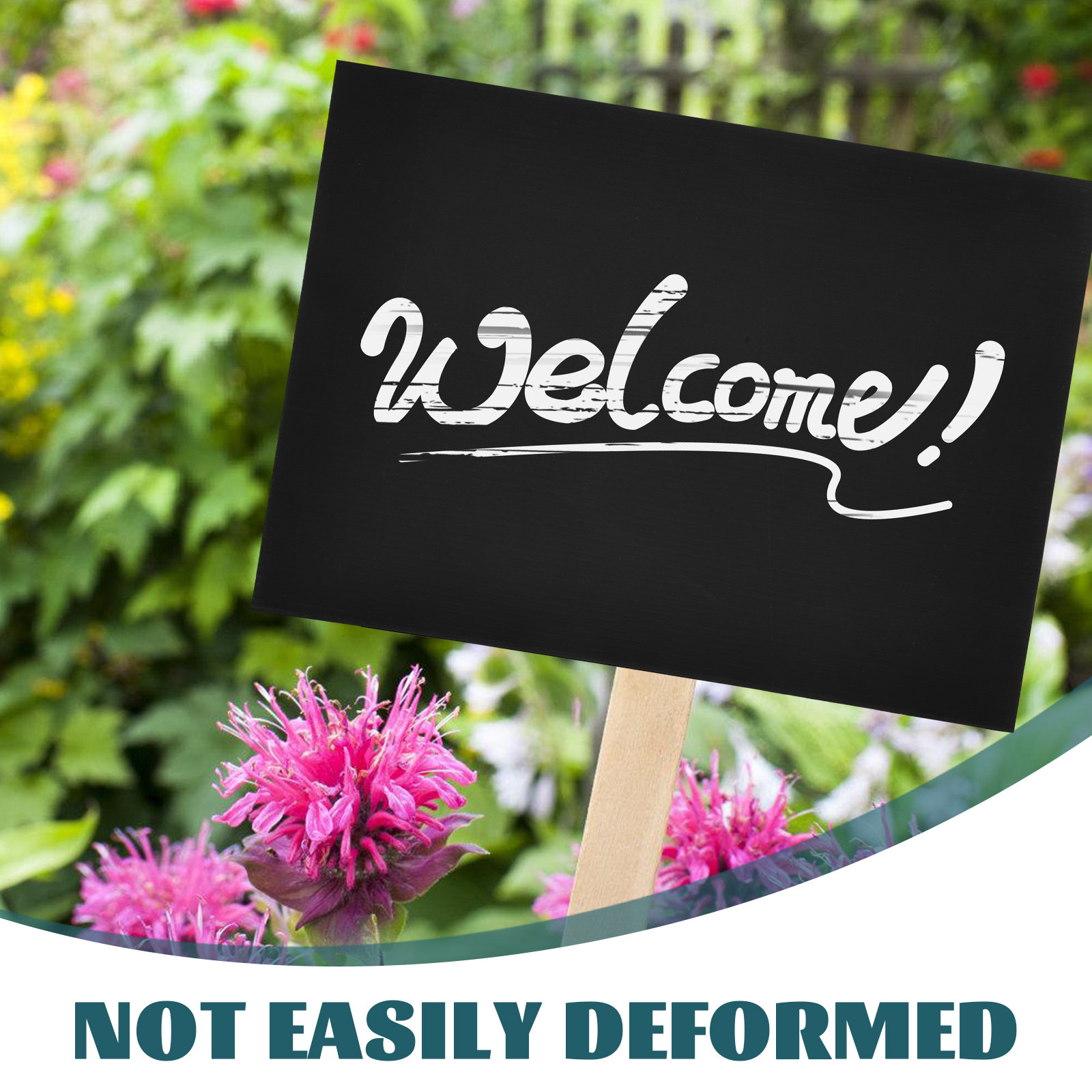 ป้ายสวนสีดำเรียบหรู 2 ชิ้น ทนต - Yard Sign Blank บทวิจารณ์และราคา