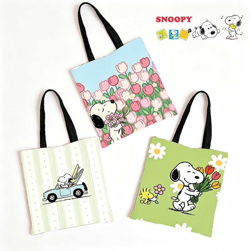 กระเป๋าผ้าแคนวาสลายสนูปี้ กระเ - Tote Bag Sublimation บทวิจารณ์และราคา